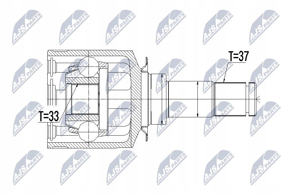 Npw-me-049 nty шарнир внутренний mercedes ml w164 06-, ml w166 11-, gle 15 в Украине
