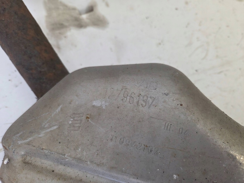 фото №5, Гаситель конечный выхлоп наконечник saab 93 9-3 ii aero 12796197