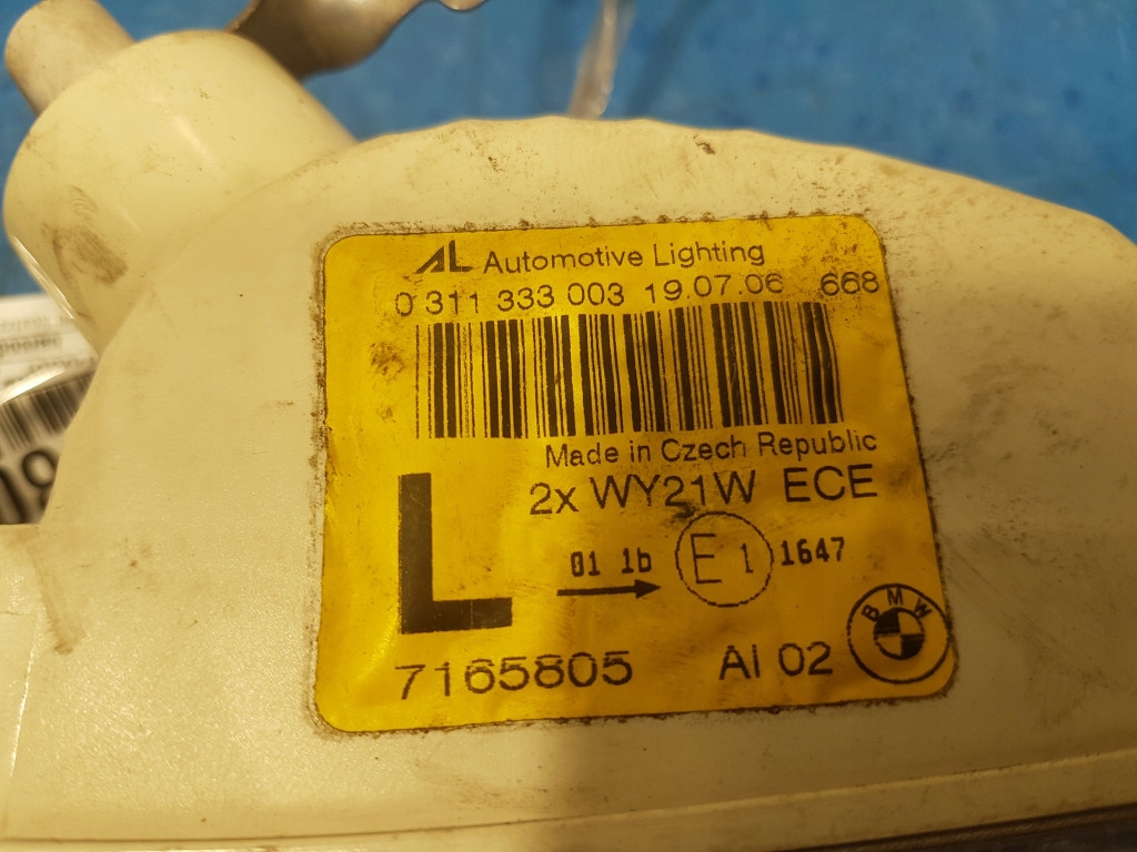 фото №10, Bmw 6 e63 поворотник перед лівий 0311333003