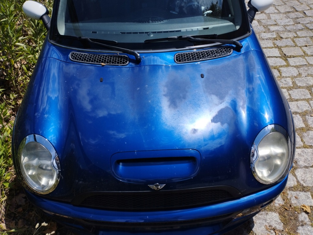 фото №2, Mini cooper r50 r53 капот кришка двигуна код лакофарбового покриття 862/5 indi blue