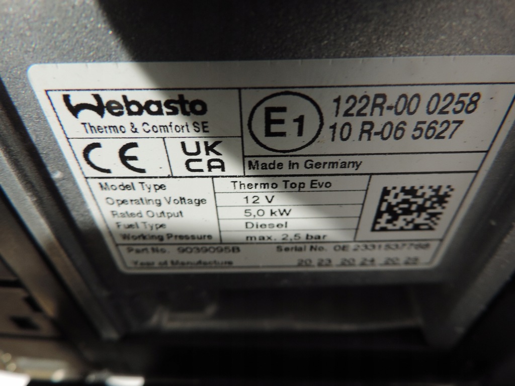 фото №11, Webasto volkswagen transporter t6 nowe 00468574240