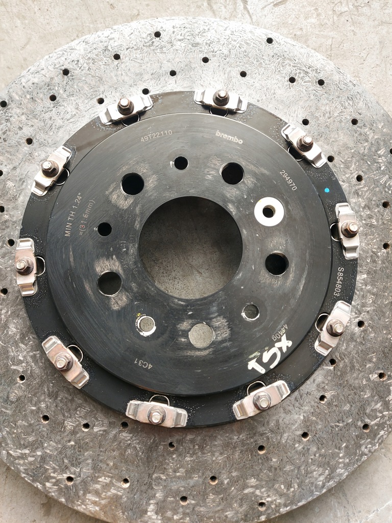 фото №16, Ferrari 488 тормоза тормозные диски суппорты ceramika комплект 49t22110 49t28510