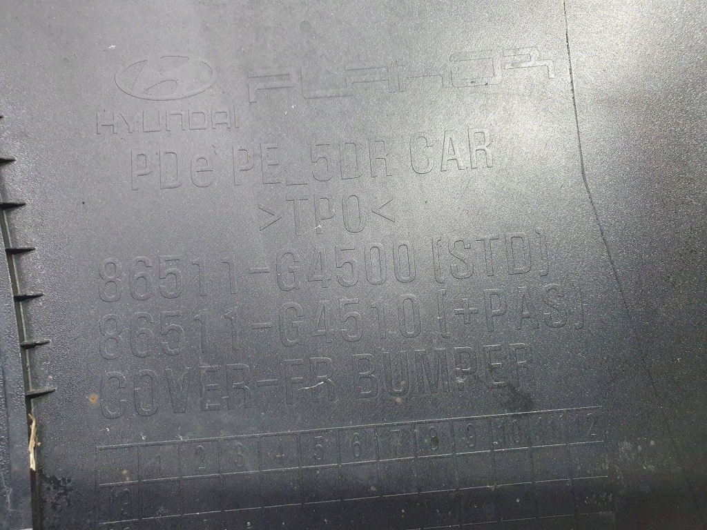 фото №13, Hyundai i30 iii lift 20- бампер перед передній 86511-g4500