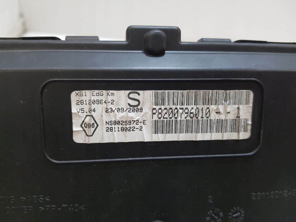 фото №3, Приборы счетчик renault kangoo 2 p8200796010-d