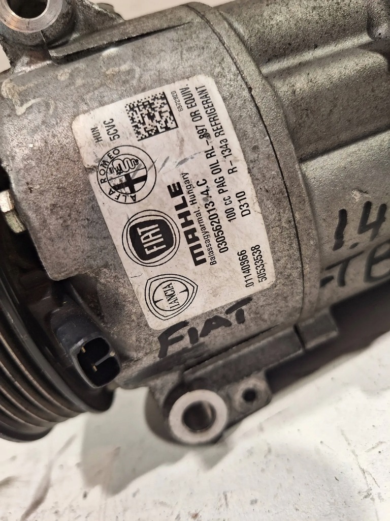 фото №6, Компрессор кондиционера 50533538 fiat bravo ii 1.4 tjet 07-