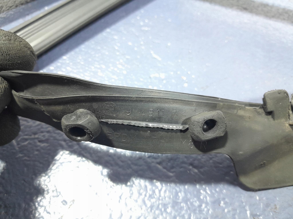 фото №13, Bmw 7 g12 lci long молдинг рамка дверь задних правых shadow line 7397862