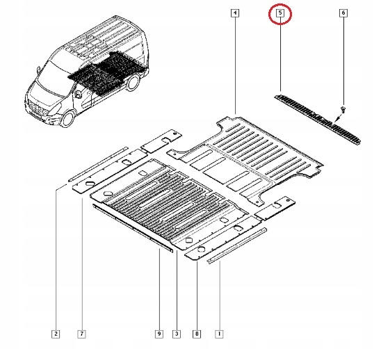фото №11, Накладка порог renault master iii 2010-