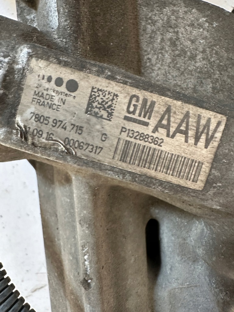 фото №6, Opel astra j gtc cascada трансмиссия рулевая рулевая рейка 13288362 aaw