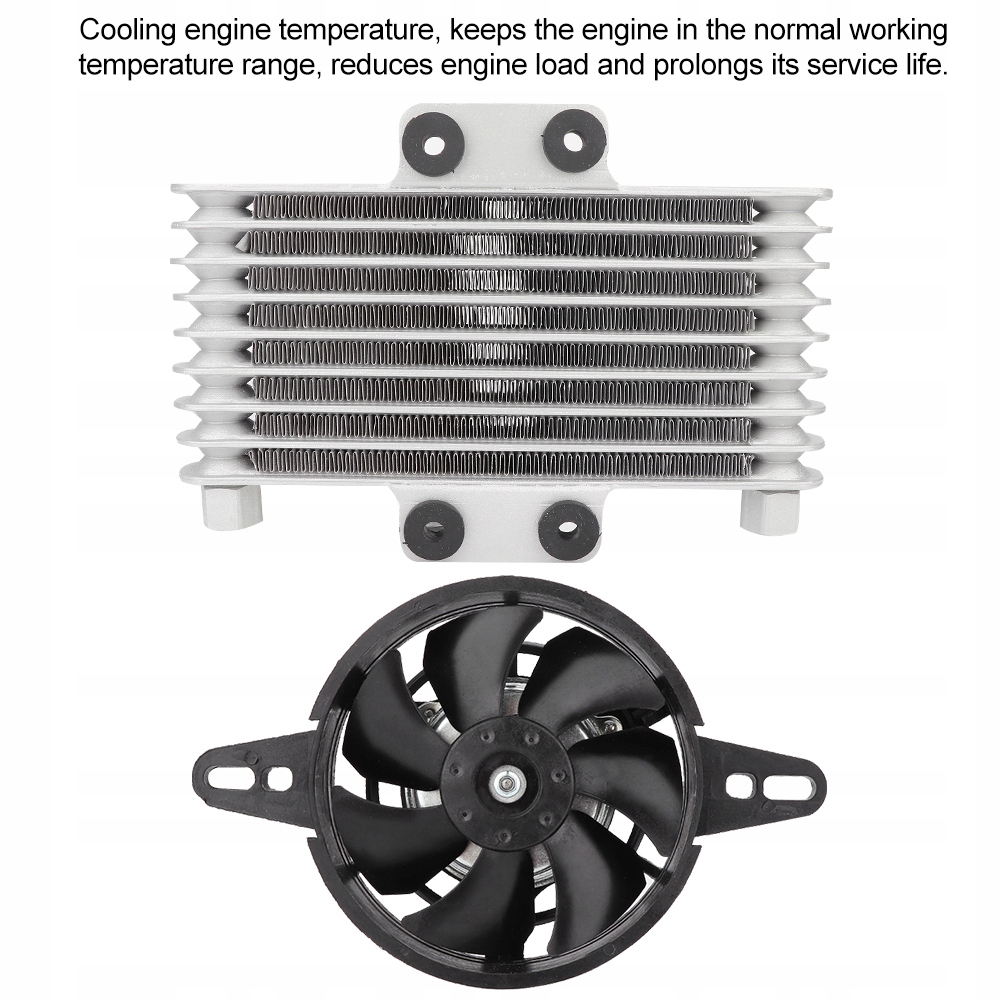 фото №10, Радиатор масла motocyklowego 20cm m6fok