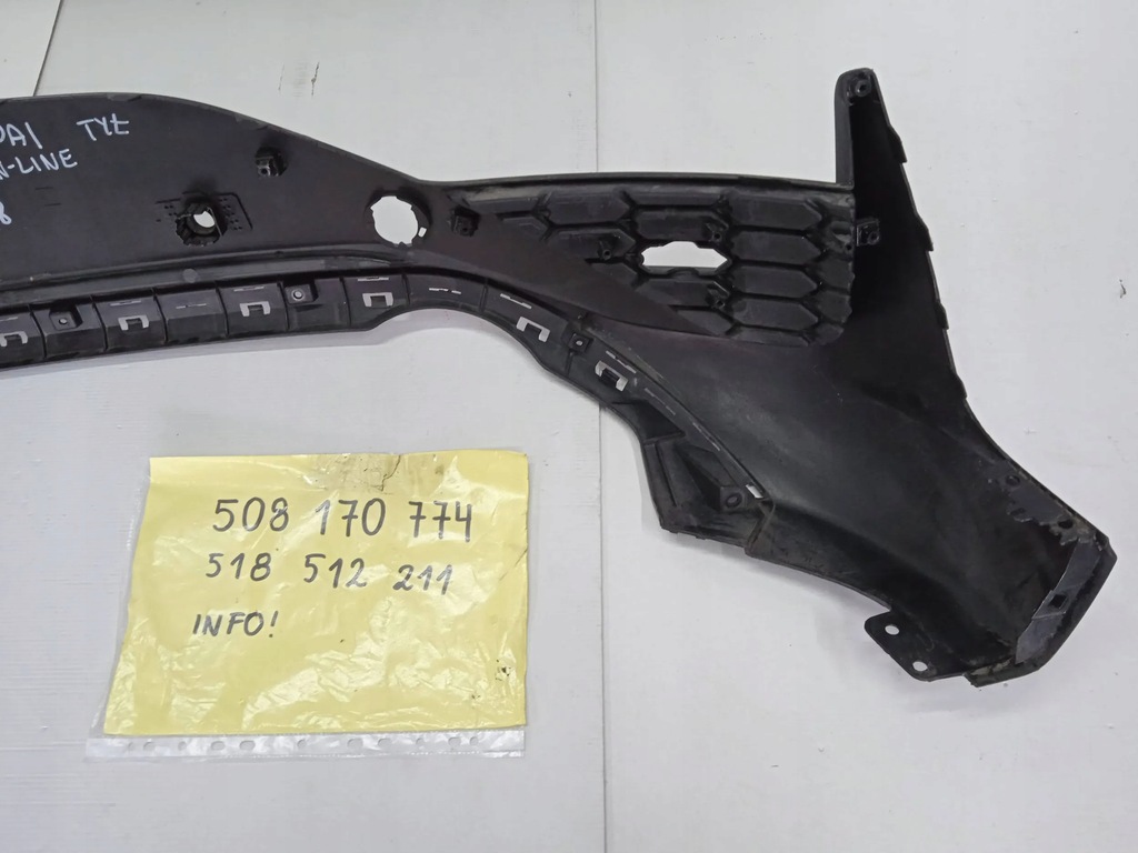 фото №12, Бампер спойлер задняя задний hyundai tucson