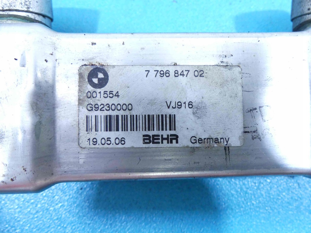 фото №7, Радіатор вихлопних газів egr bmw 745d e65 7796847 4.4d