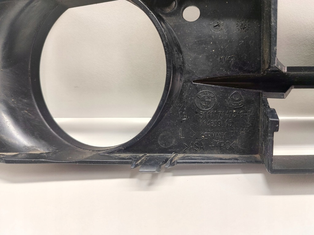 фото №8, Bmw 5 e60 e61 2004 ліва сторона решітка нижня бампера передній