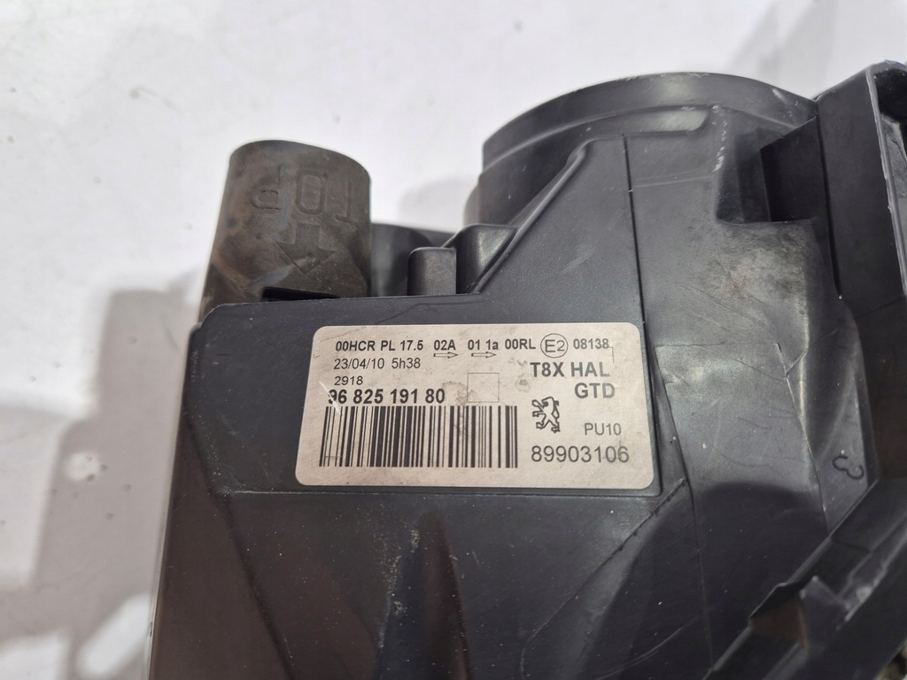 фото №10, Фара лампа передняя левая peugeot 3008 5008 i 2009-2013 9682519180