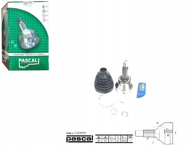 фото №1, Шарнир приводной наружный mitsubishi lancer vii