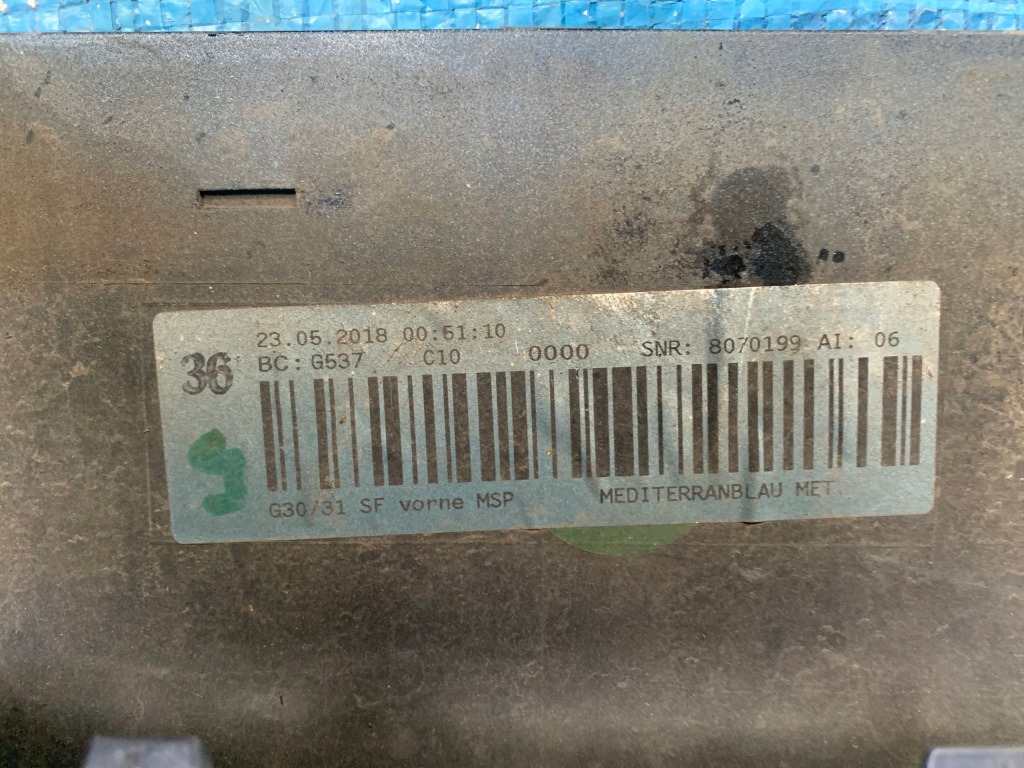 фото №7, Bmw оригинальный номер 5111-8064928 бампер передний