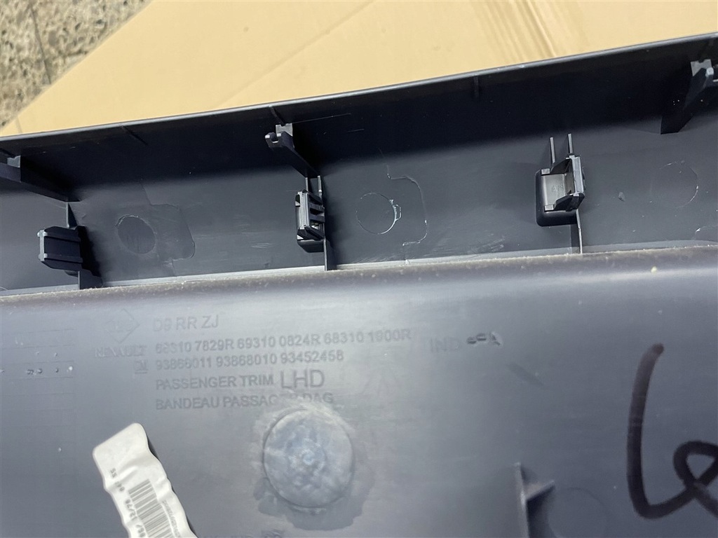 фото №7, Полка бардачок пассажира w панель opel vivaro b 14-17 rok