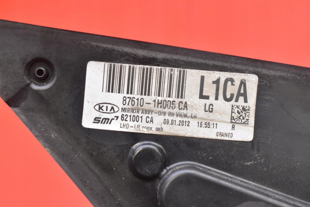 фото №9, Зеркало левая механический чёрные eu 87610-1h005 kia ceed 1 i lift 10-12