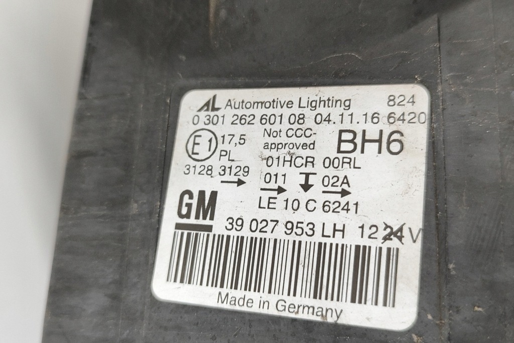 фото №7, Vauhxall cascada передній лівий фара 39027953 2016 rhd 25053531