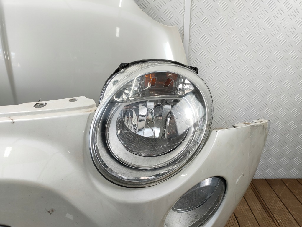 фото №9, Fiat 500 07-14 перед капот бампер pas крыло лампы цвет 270/a перламутр
