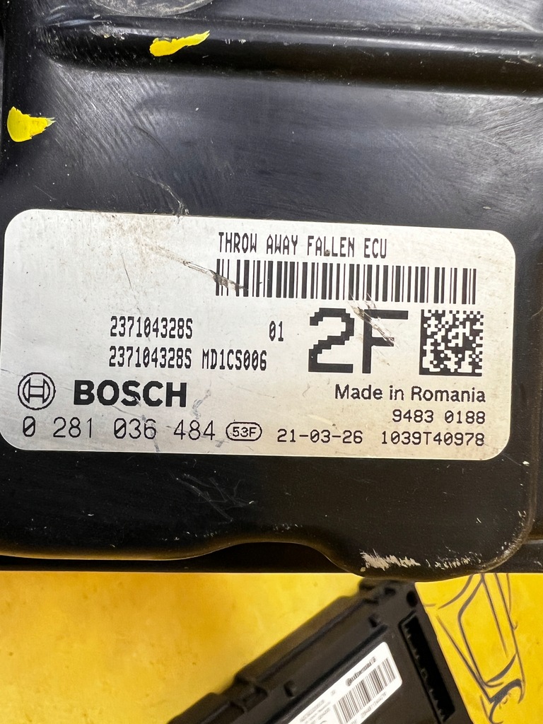 фото №14, Набір стартовий bcm ecu колонка прилади ключ dacia dokker 1.5 blue dci eu