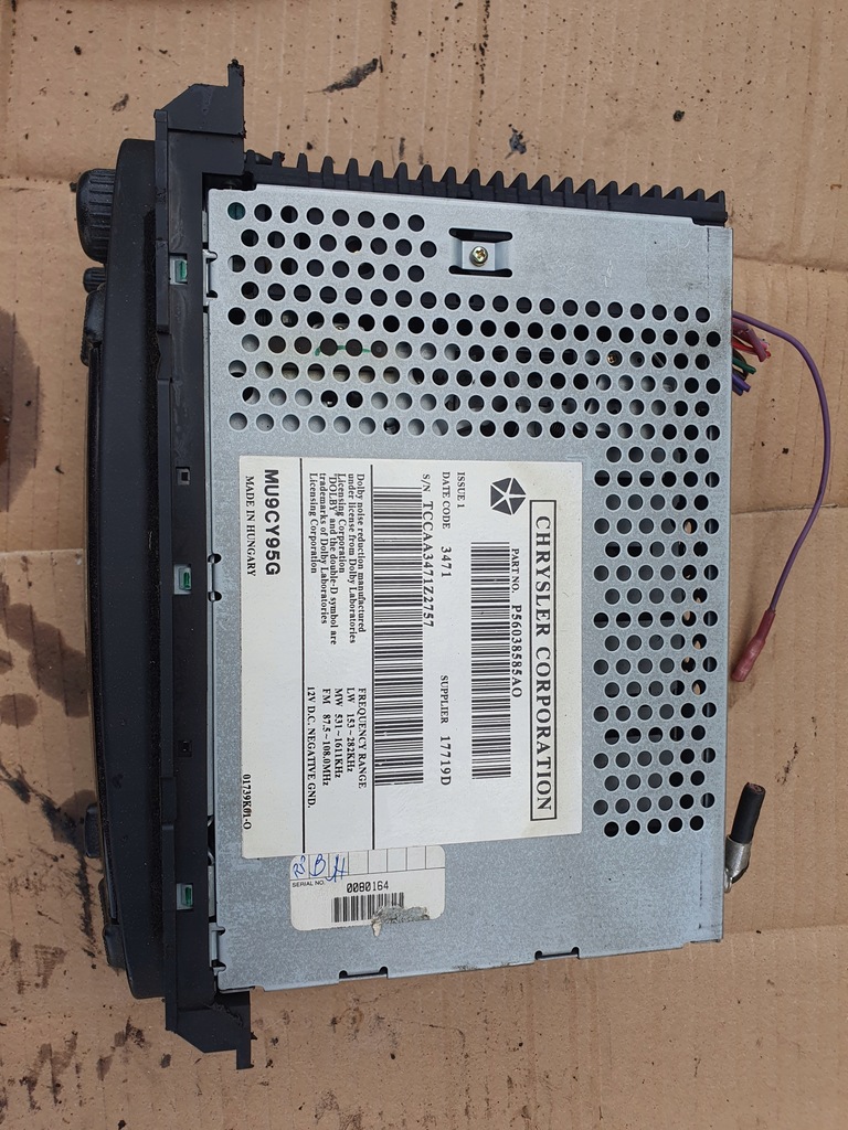 фото №9, Корпус замка зажигания защита chrysler оригинальный номер pt cruiser 2001 2.2 crd