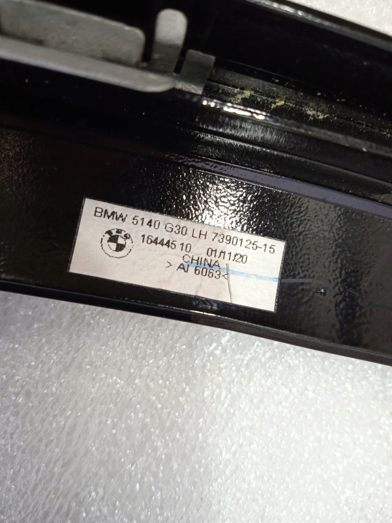 фото №11, Bmw 5 g30 f90 молдинг верхний дверь левый задняя 7390125