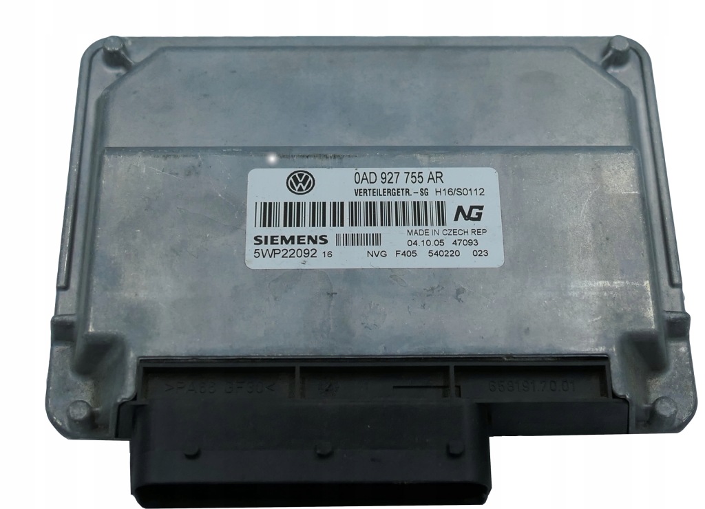 фото №1, Блок керування vw touareg 0ad927755ar 5wp22092 програмування