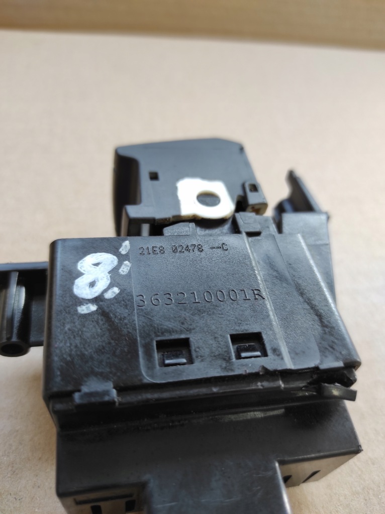 фото №4, Кнопка важіль ручка гальма ручного renault laguna iii 363210001r