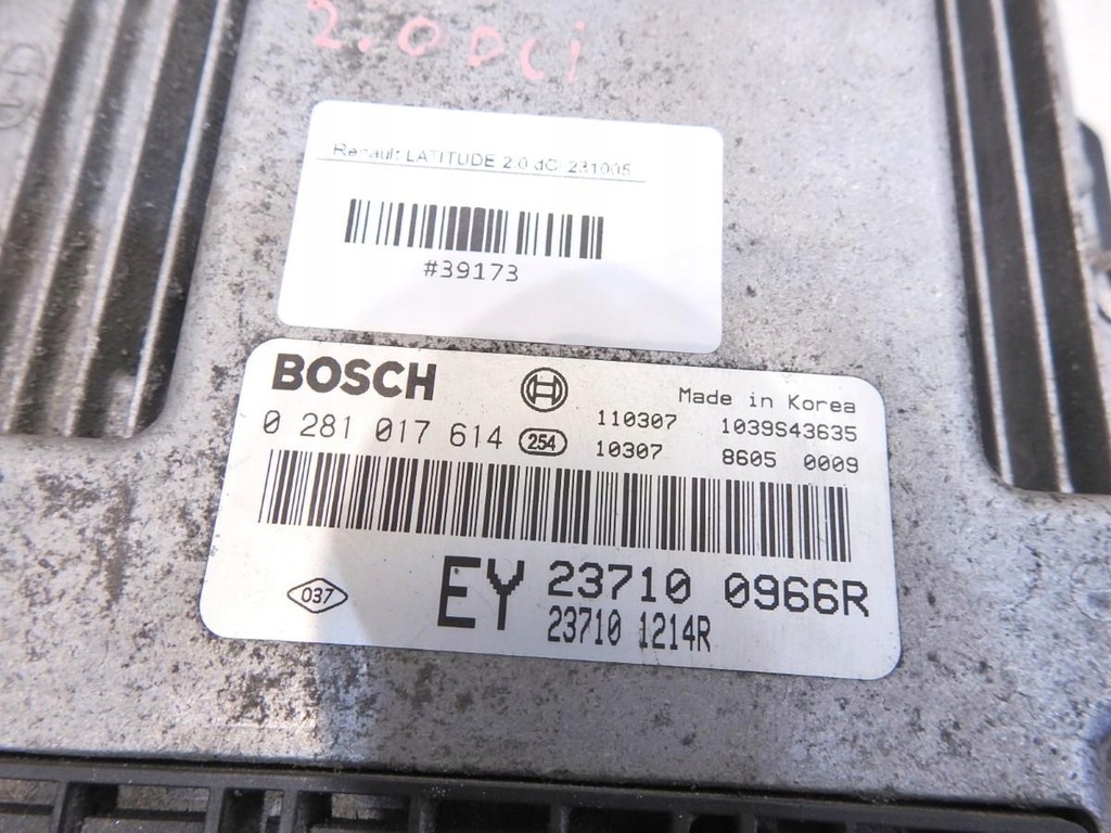 фото №7, Набір стартовий renault latitude 2.0 dci 237100966r 237101214r 0281017614