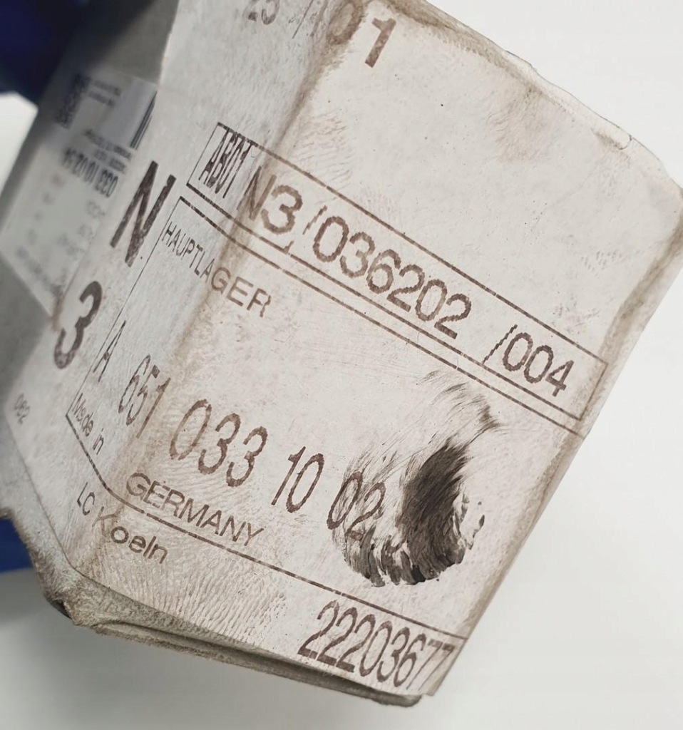 Вкладиш вала колінчастого mercedes a6510331002 Недорого