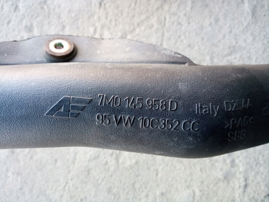 фото №3, Sharan alhambra 1,9tdi шланг труба повітря