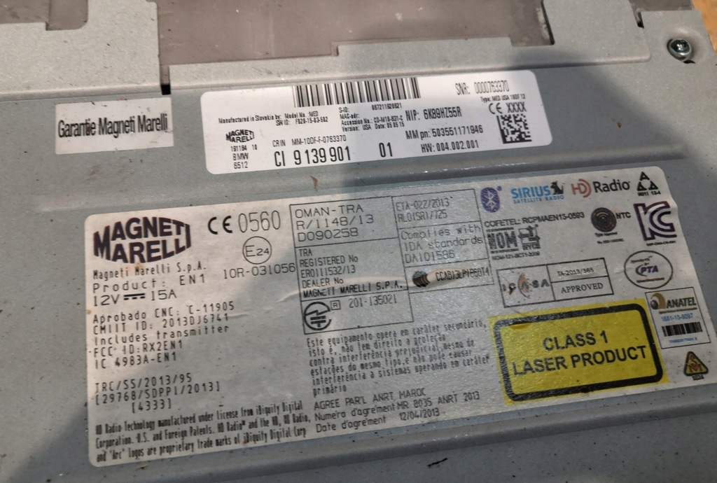 фото №2, Mini f55 f56 f54 радіо зчитувач навігація 9139901