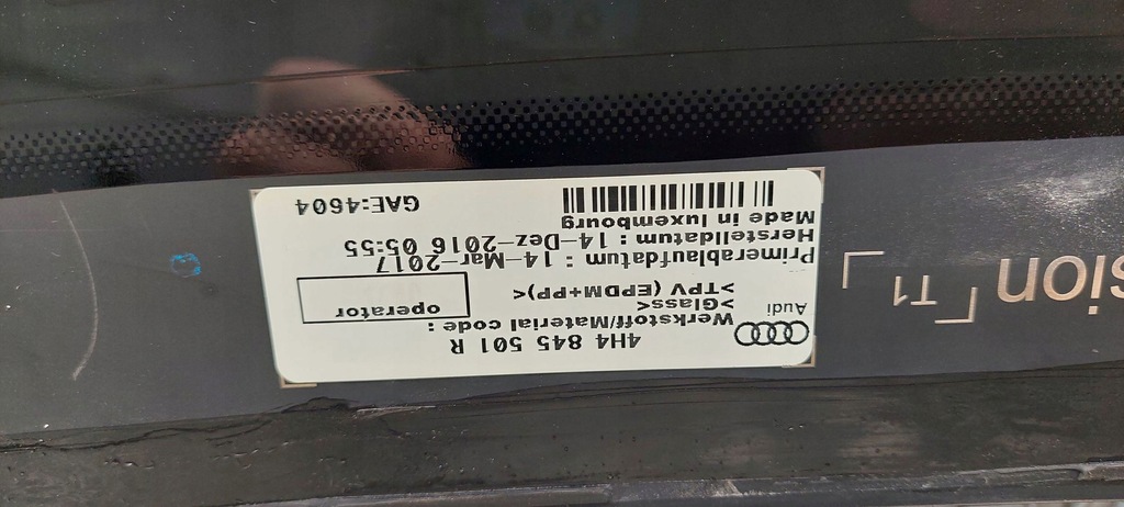 фото №5, Audi a8 s8 d4 4h 2013 скло задня