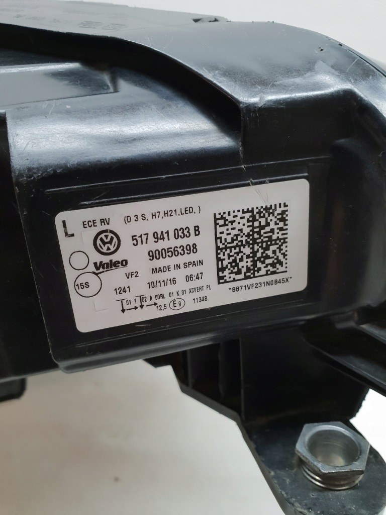 фото №10, Vw golf vii 7 sportsvan лампа левая перед ксенон led