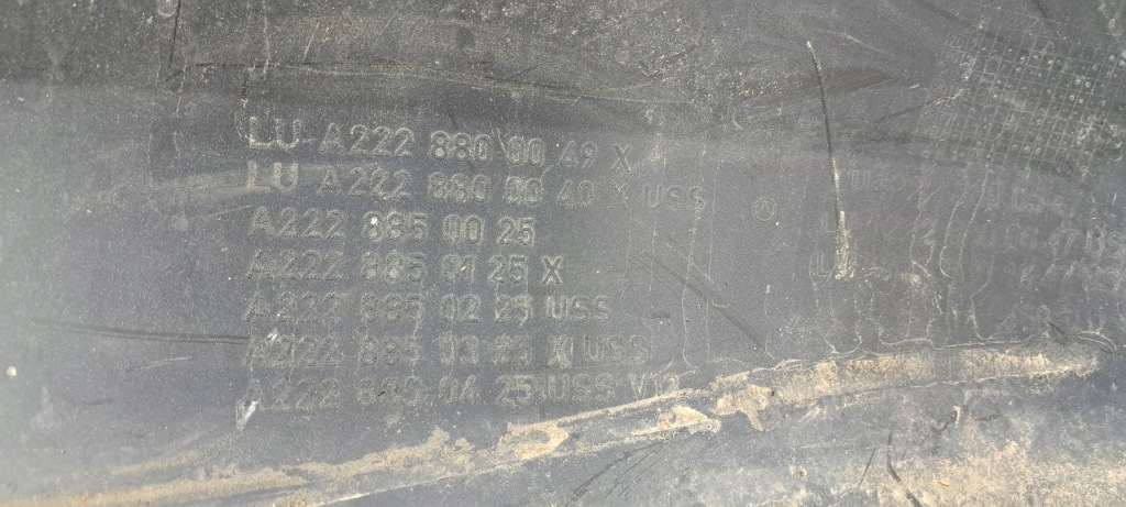 фото №14, Mercedes s klasa w222 a222 13-17 гибрид hybrid бампер задний задняя обычный