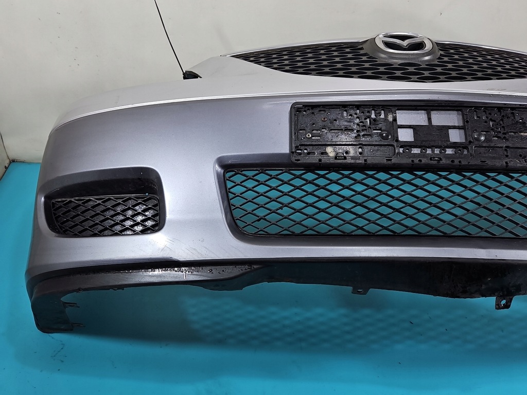 фото №9, Бампер перед mazda mpv ii lift 04-06 серебристый