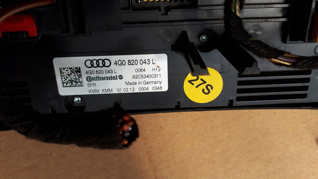 фото №9, A6 c7 4g панель керування обдув 4g0820043l a7 4g