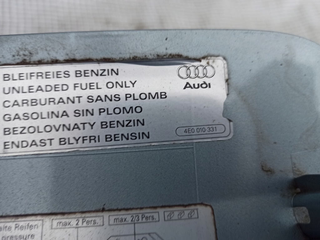 фото №6, Audi a8 d3 крышка заливной топлива 4e0010331 ly7r