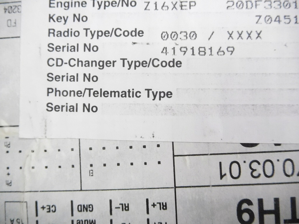 фото №10, Радио opel astra iii h 13120875