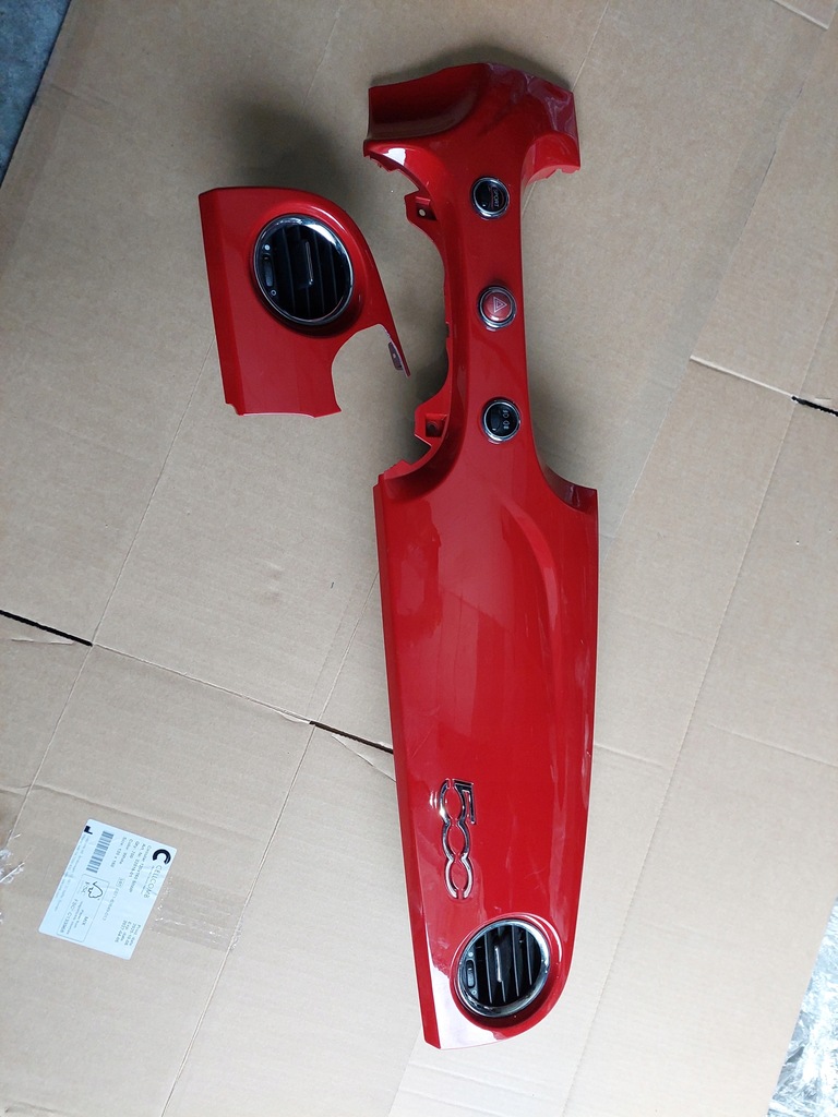 фото №1, Dekor молдинг защита консоли решётка обдув fiat 500