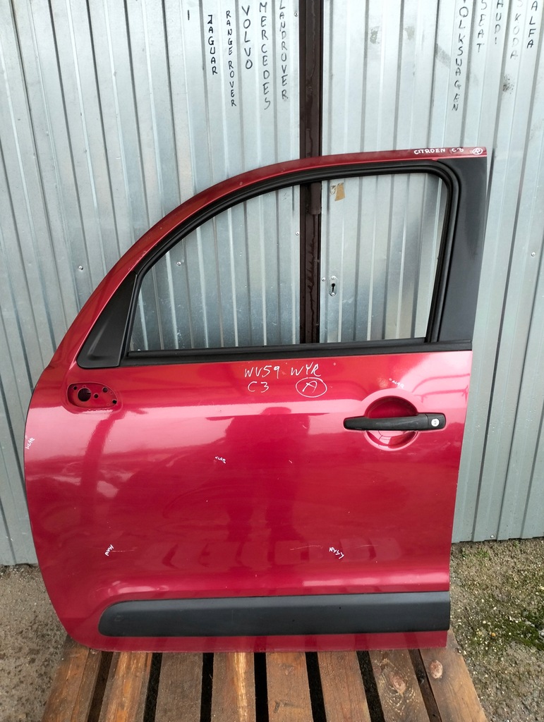 фото №1, Двері ліва лівий перед citroen c3 picasso колір kjcc 2008-2012