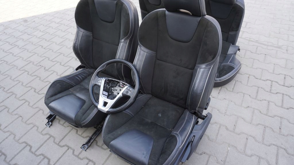 фото №2, Volvo s60 lift r-design - сиденья кожа alcantara комплект