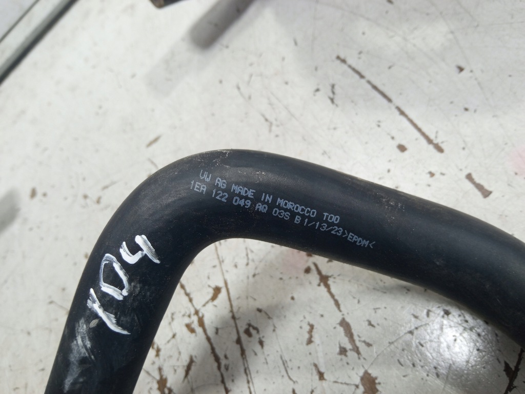 фото №3, Vw volkswagen id4 id.4 труба шланг wody клапан