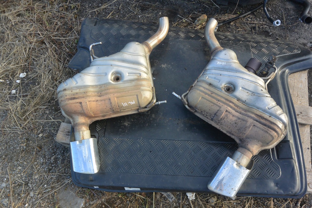 фото №1, Вихлоп гасник кінцевий mercedes ml gl x164 w164 lift комплект