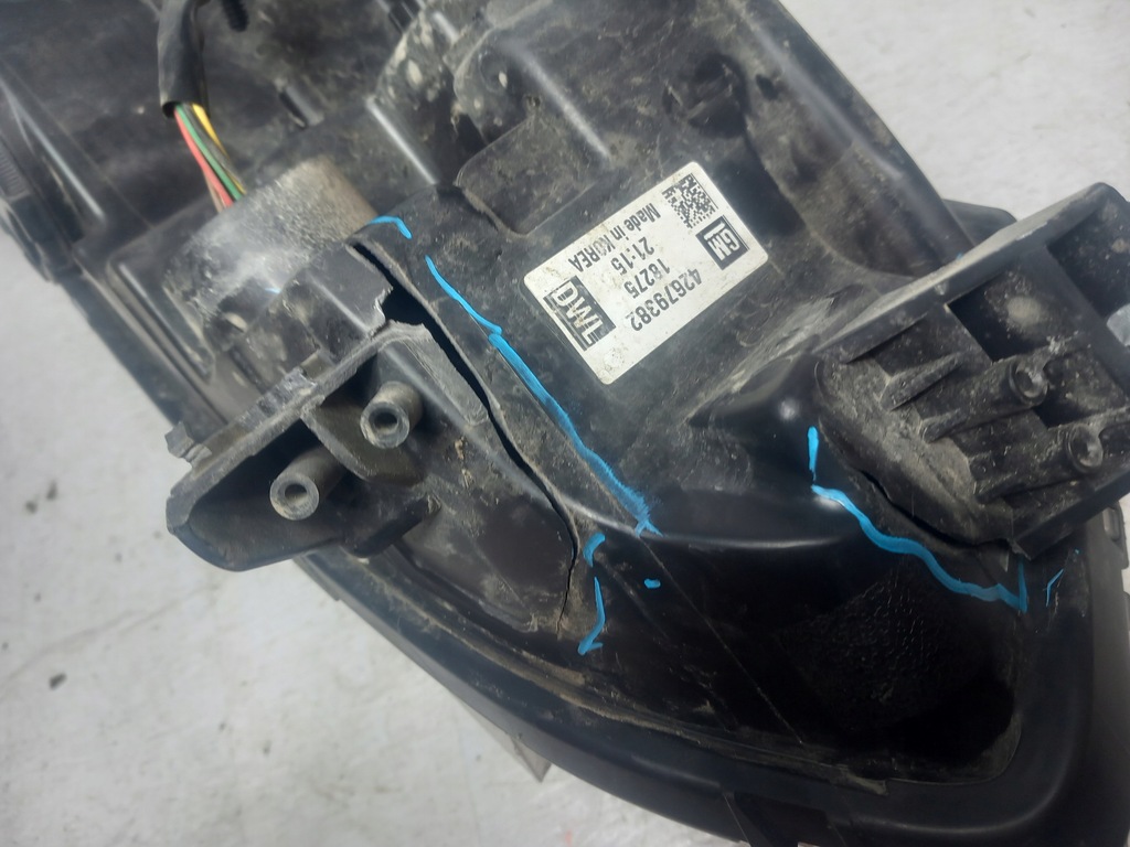 фото №12, Chevrolet trax 17- лампа левый перед 42679382 usa