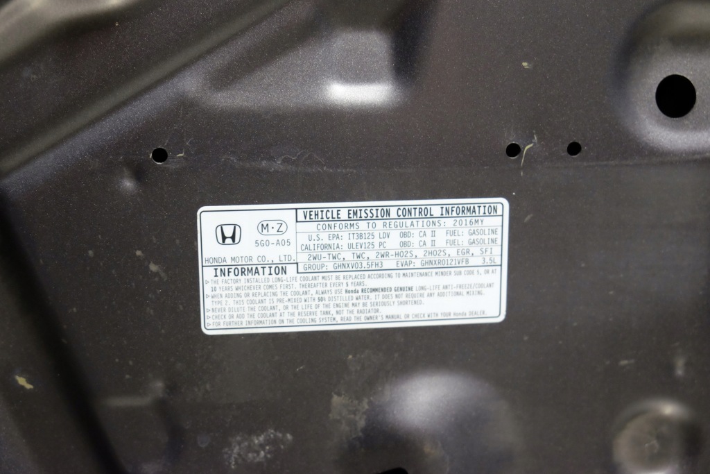 Honda accord рестайлінг  2016 2017 капот кришка багажника перед америка Недорого