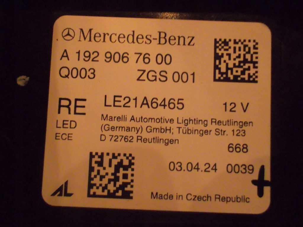 фото №14, Mercedes amg gt 192 w192 c192 фары лампы digital light полный nowe