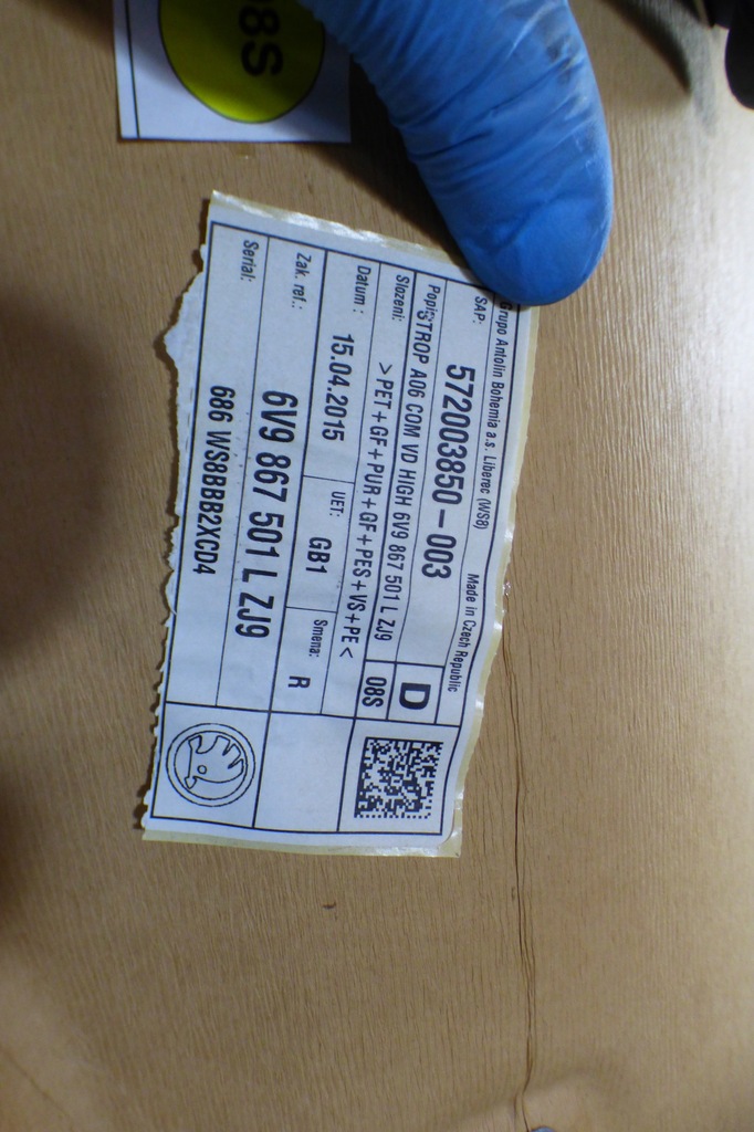 фото №7, Потолок потолок 6v9867501 skoda fabia iii kombi