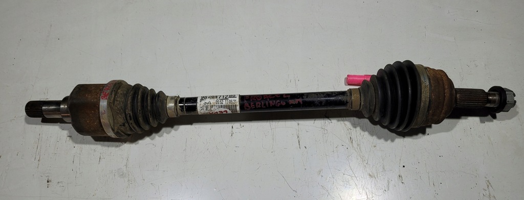 фото №1, Привідний вал ліва короткий berlingo partner iv proace city 1.5 blu