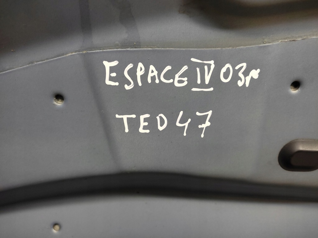 фото №8, Renault espace iv капот кришка двигуна ted47